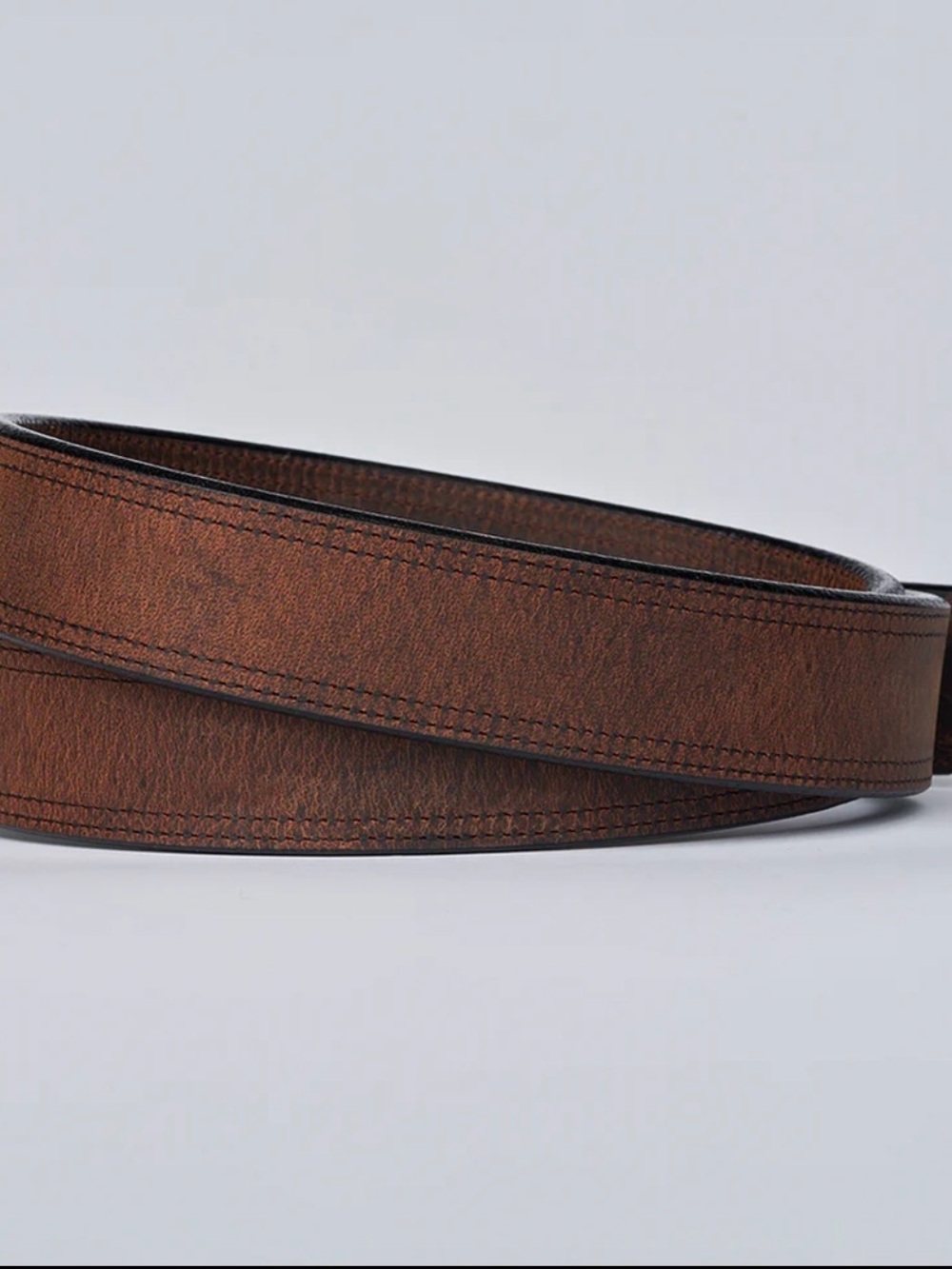 The Montana Bison Double Layer Belt - Picture 3 of 5